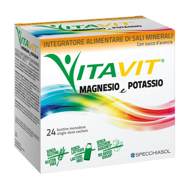 Specchiasol - Vitavit Magnesio e Potassio Confezione 24 Bustine