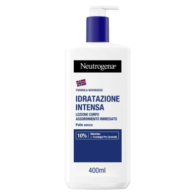 Neutrogena - Formula Norvegese Idratazione Intensa Crema Corpo Fluida Confezione 400 Ml