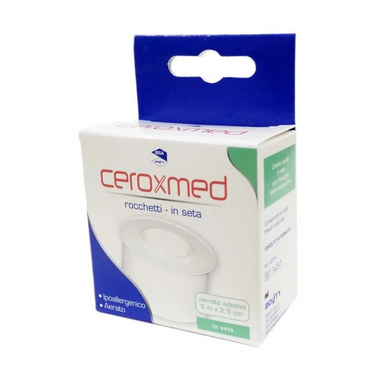 Ceroxmed - Cerotto Seta Aerati Confezione 500X2.5 Cm