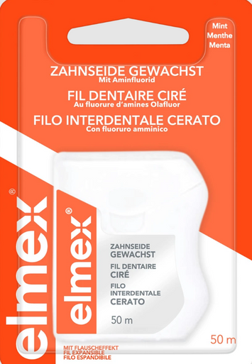 Elmex - Filo Interdentale Cerato Confezione 1 Pezzo (Scadenza Prodotto 03/2026)