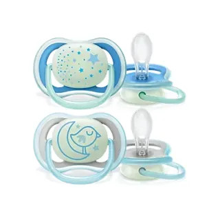 Philips - Avent Ultra Air Night Succhietto Maschio 6-18 Mesi Confezione 2 Pezzi
