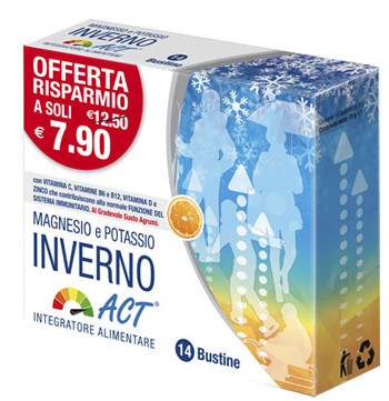 Act - Magnesio e Potassio Inverno Confezione 14 Bustine