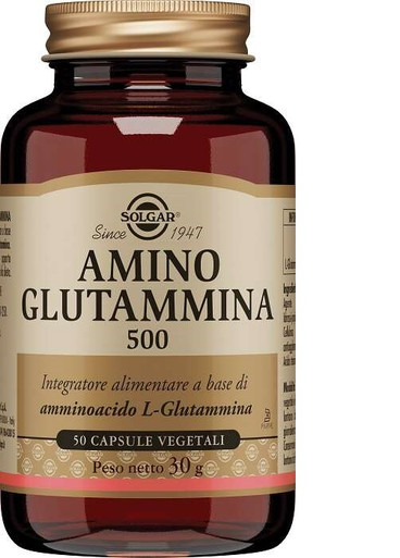 Solgar - Amino Glutammina 500 Confezione 50 Capsule vegetali