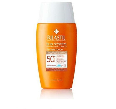 Rilastil - Sun System Water Touch Fluido SPF50+ Colorato Confezione 50 Ml