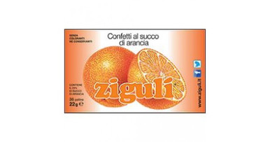 Zigulì - Caramelle Arancia Confezione 36 Palline