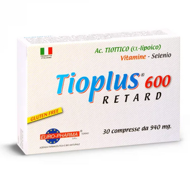 Euro pharma - Tioplus 600 Retard Confezione 30 Compresse