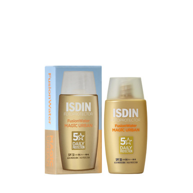 Isdin - Fotoprotector Fusion Water Magic Urban Crema Viso Spf30+ Confezione 50 Ml ESAURIMENTO SCORTE