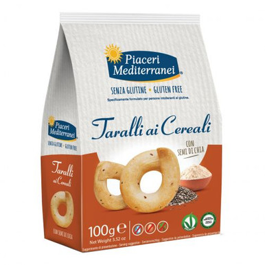 Piaceri Mediterranei - Taralli Ai Cereali Senza Glutine Confezione 100 Gr