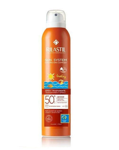 Rilastil - Sun System Baby Transparent Spray SPF50+ Confezione 200 Ml