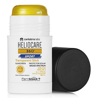 Heliocare - 360 Sport Trasparent Stick Spf50+ Confezione 25 Gr