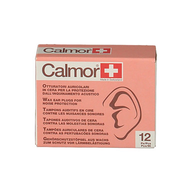 Calmor - Tappi Auricolare Antisuono Confezione 12 Pezzi