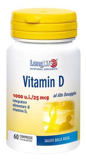 Longlife - Vitamin D3 1000 U.I. Confezione 60 Compresse