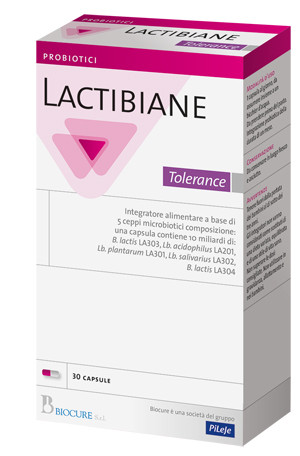 Biocure - Lactibiane Tolerance Confezione 30 Capsule