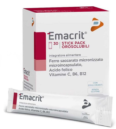 Emacrit - Orosolubile Confezione 30 Stick Pack