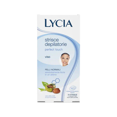 Lycia - Perfect Touch Strisce Depilatorie Viso Confezione 20 Pezzi