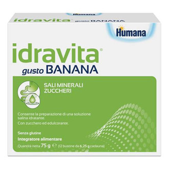 Humana - Idravita Gusto Banana Confezione 12 Bustine