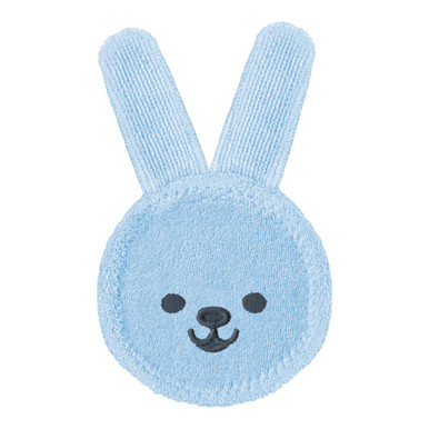 Mam - Guanto Microfibra Rabbit Azzurro 0M+ Confezione 1 Pezzo