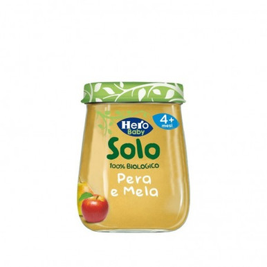 Hero - Solo Omogeneizzato Pera e Mela Confezione 120 Gr