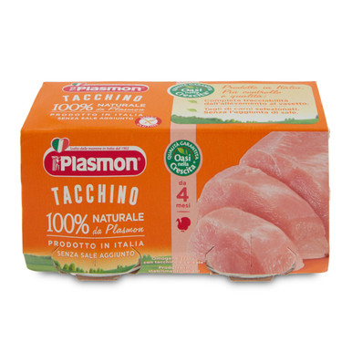 Plasmon - Omogeneizzato Tacchino Confezione 80X2 Gr