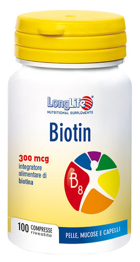 Longlife - Biotin Confezione 100 Compresse