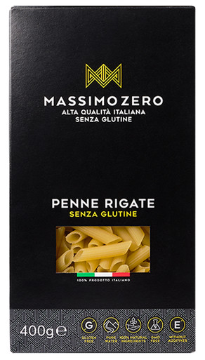 Massimo Zero - Penne Rigate Senza Glutine Confezione 400 Gr