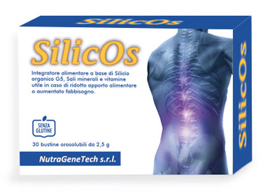 Nutragenetech - Silicos Integratore per Ossa e Articolazioni Confezione 30 Bustine