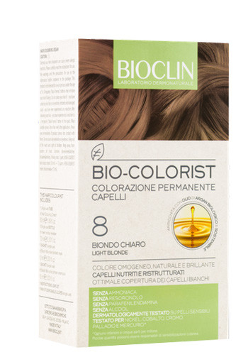 Bioclin - Bio-Colorist 8 Biondo Chiaro Confezione 5 Pezzi