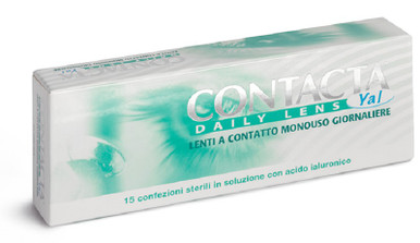 Contacta - Daily Lens Yal Lenti a Contatto Miopia Dottrina -1,75 Confezione 30 Pezzi