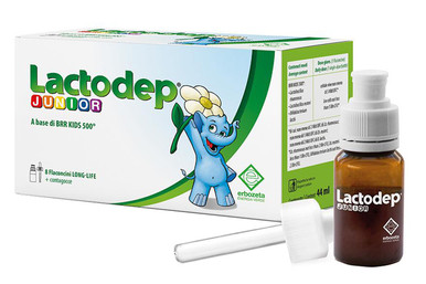 Erbozeta - Lactodep Junior Fermenti Lattici per Bambini Confezione 8 Flaconcini