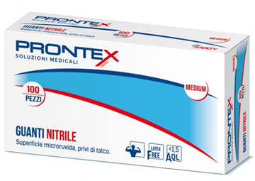 Prontex - Guanti Nitrile Senza Polvere Confezione Grande 100 Pezzi