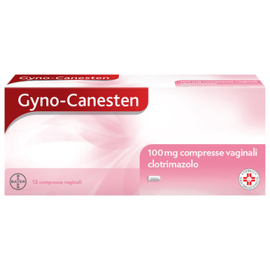 Gyno-Canesten - Compresse Per Candida, Prurito, Bruciore Intimo e Perdite 12 Compresse Vaginali