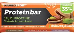Named Sport - Proteinbar Delicious Pistachio Barretta Proteica Confezione 50 Gr