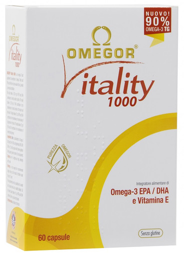 Omegor - Vitality 1000 Confezione 60 Capsule Molli