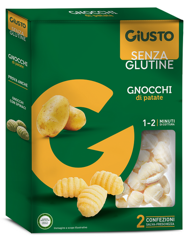 Giusto - Senza Glutine Gnocchi Di Patate Confezione 2x250 Gr