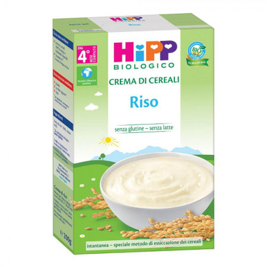 Hipp - Crema di Cereali Riso Svezzamento 4 Mesi+ Confezione 200 Gr