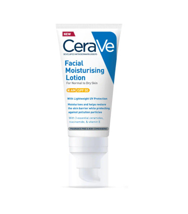 Cerave - Crema Viso Idratante Spf 50 Confezione 52 Ml