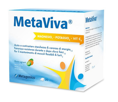 Metagenics - Metaviva Mg/K/Vit c Confezione 20 Bustine