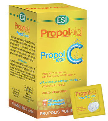Esi - Propolaid Propol C 1000 Confezione 20 Tavolette Effervescenti (Scadenza Prodotto 04/2026)