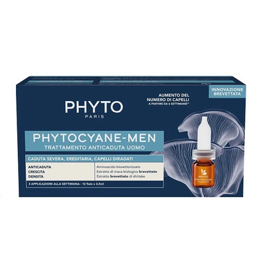Phyto - Phytocyane Fiale Uomo Caduta Severa Confezione 12 Fiale