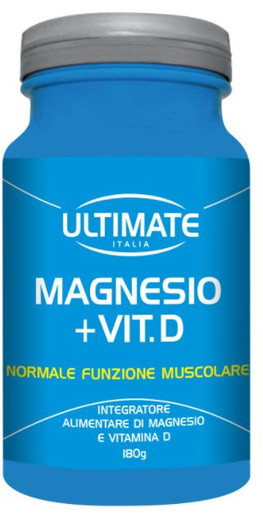 Ultimate - Magnesio + Vitamina D Confezione 180 Gr