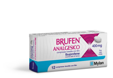 Brufen - Analgesico 400 Mg Confezione 12 Compresse Rivestite