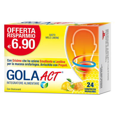 Act - Gola Miele Limone Confezione 24 Compresse