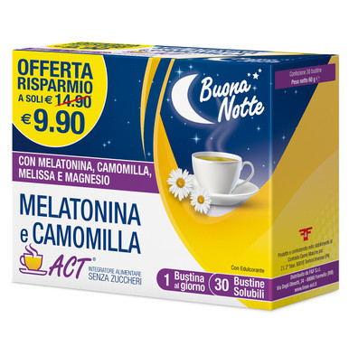Act - Melatonina +Camomilla Confezione 30 Bustine