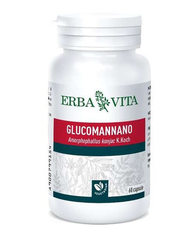 Erba Vita - Glucomannano Integratore Perdere Peso Confezione 60 Capsule