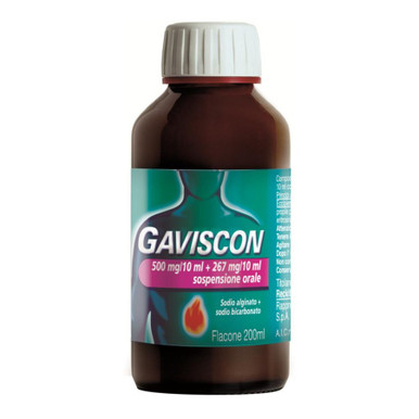 Gaviscon - 500+267 Mg/10 Ml Sospensione Orale Menta Confezione 200 Ml