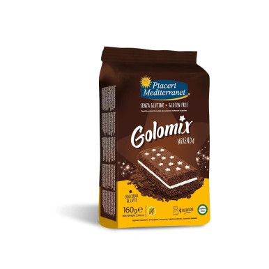 Piaceri Mediterranei - Golomix Merenda Senza Glutine Confezione 4 Pezzi