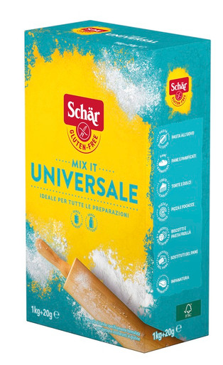 Schar - Mix It Farina Universale Senza Glutine Confezione 1020 Gr