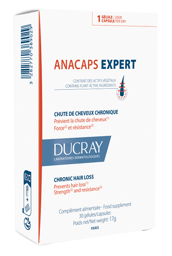 Ducray - Anacaps Expert Capelli e Unghie Confezione 30 Capsule (Scadenza Prodotto 28/12/2025)