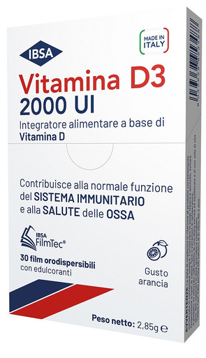 Ibsa - Vitamina D3 2000 UI Confezione 30 Film