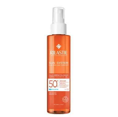 Rilastil - Sun System Olio Dermatologico Spf50+ Confezione 200 Ml